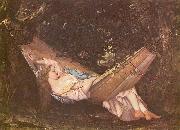 Gustave Courbet hammock Sweden oil painting artist